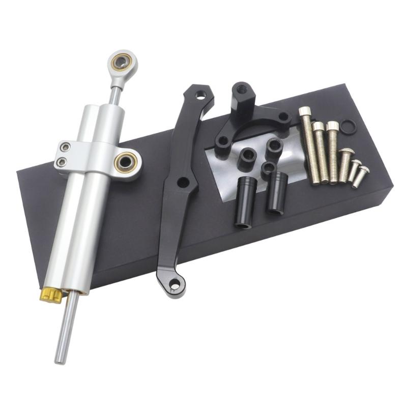 High Strength Motorcycle Steering Damper Bracket Adjustable Damping Motorcycles Stabilizer Mount for Motorbike Z800