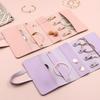 Soft Small Travel Storage Case Organizers for Jewelry Organization Convenient Roll Designs for Rings and Bracelets