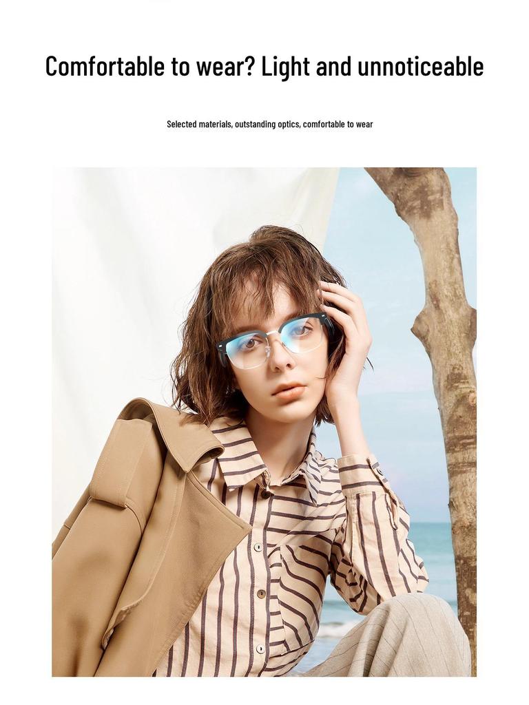 Multi-Function Smart Bluetooth Glasses: Anti-Blue Light Sunglasses, Headphone, Voice Translation, Music & Call Features, Interchangeable Lenses.