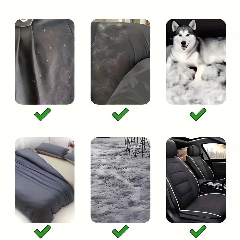 Double-Sided Pet Hair & Dust Brush - Manual Electrostatic Lint Remover, No Electricity Needed, Durable Polypropylene for Clothing, Sofas, Furniture
