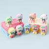 9Pcs/Set Anime Crayon Shin-Chan Mini Figurine Toy Afro Serise Collectible Model Doll Fans Gift