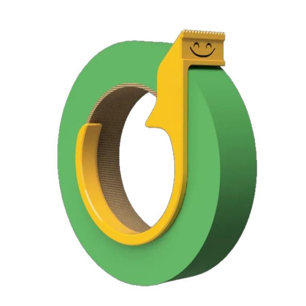 Plastic Tape Roll Clip Handheld Tape Dispenser For Standard Masking Tape Rolls Compact Design Homes Decors Accessories