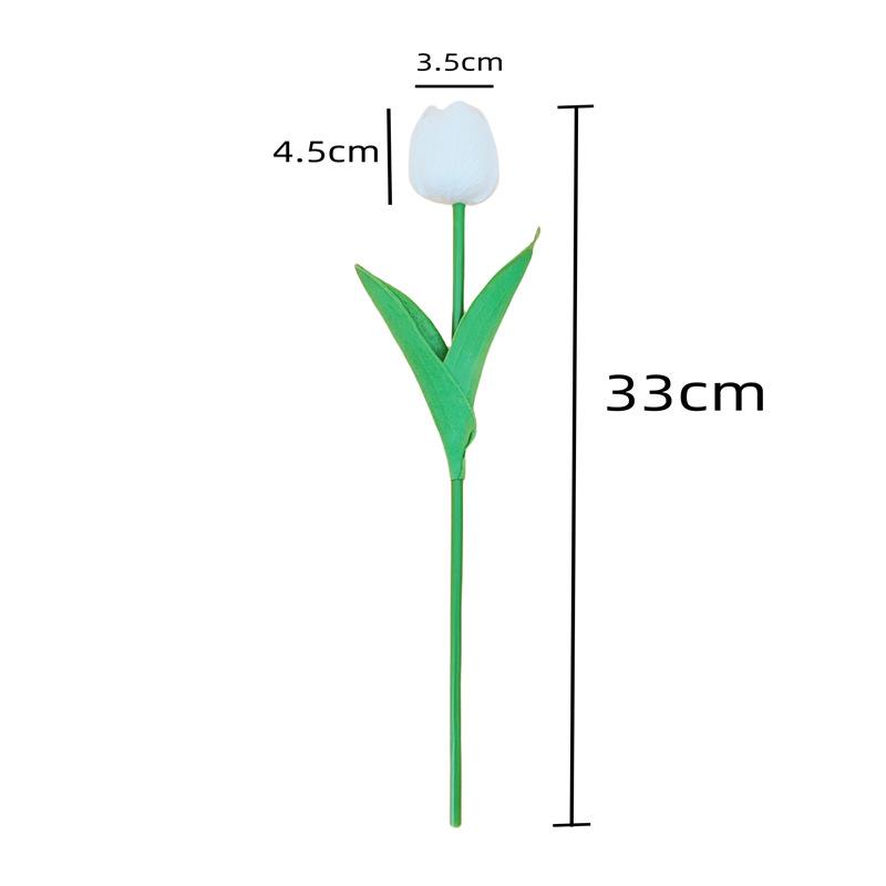 Simulated Tulip Home Decoration PU Feel, Simulated Flowers, Fake Flowers, Flower Arrangement for Landscaping