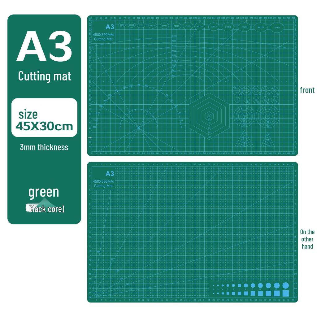 Thickened Multi-Purpose Cutting and Engraving Mat (A3, A2, A4)