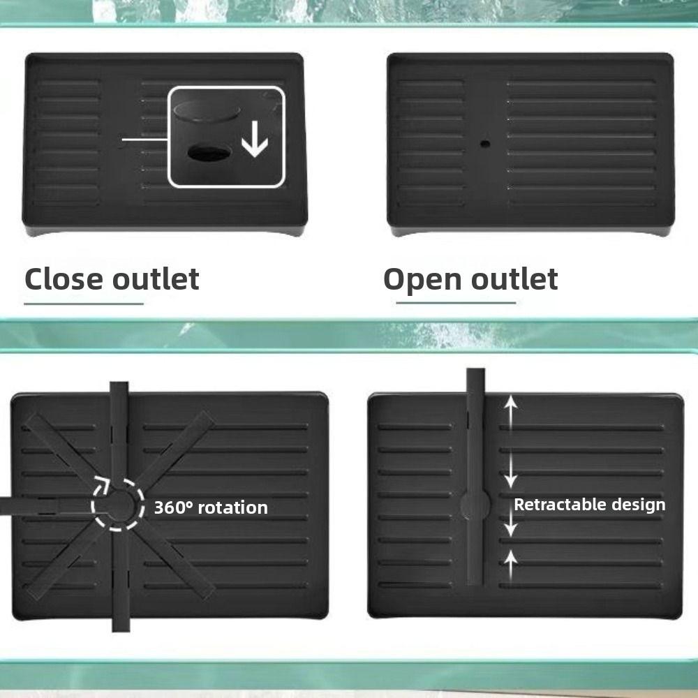 2-lagiger Geschirrständer Abtropfgestell Feuchtigkeitsbeständiger Geschirr-Aufbewahrungsständer Neuer Küchen-Geschirrtrockner Zuhause