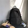 School Bag Backpack High-value Lightweight Girls' Backpack Solid Color Middle and High School Student Schoolbag Large Capacity Casual Backpack