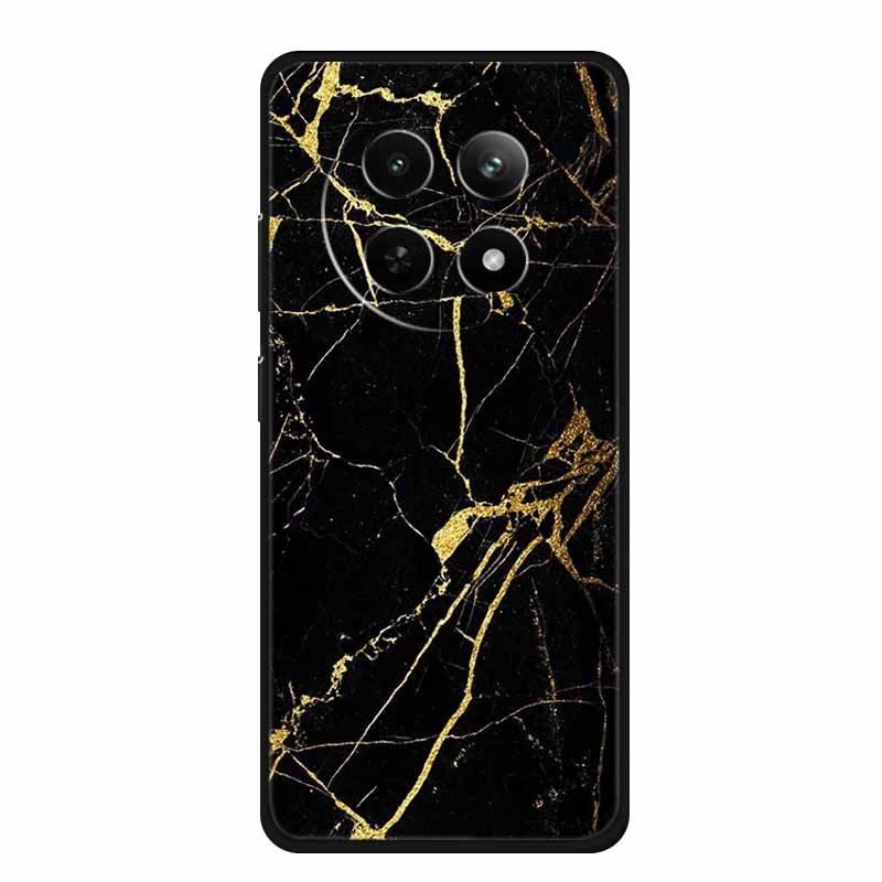 Case For Realme 13 Plus Marble TPU Soft Silicone Back Cover For Realme 13+ Cases Protective Mica Painted Colorful Bumper Capa
