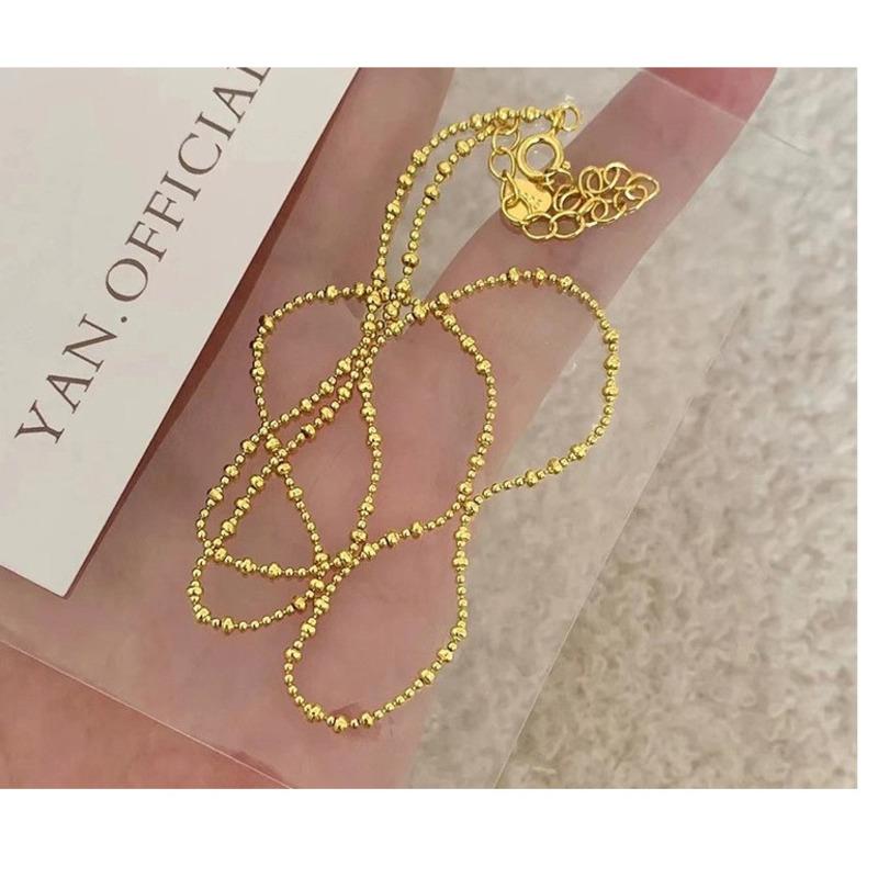 BELLA BOX Super Flashy Car Round Bead Necklace For Women, A Rare Item On Instagram, A Star-shaped Glittery Collar Chain.