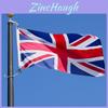 Bandeira Mundial Vívida de 5 pés X 3 pés Exibindo Orgulho Nacional Para Inglaterra EUA Austrália E Mais