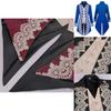 High-quality Polyester Steam Punk Jacket With Lace Details For Men
