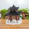 Miniature Chinese Ancient Building Pavilion Classic Mini Landscape Ornaments Garden Decor Courtyard Outdoor Miniature