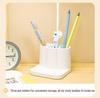 Smart LED Desk Lamp with Eye Protection, Pen Holder, and Bedside Night Light for Students