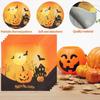 20 szt./opakowanie 33*33 cm 2-warstwowe jednorazowe serwetki imprezowe wzór Halloween