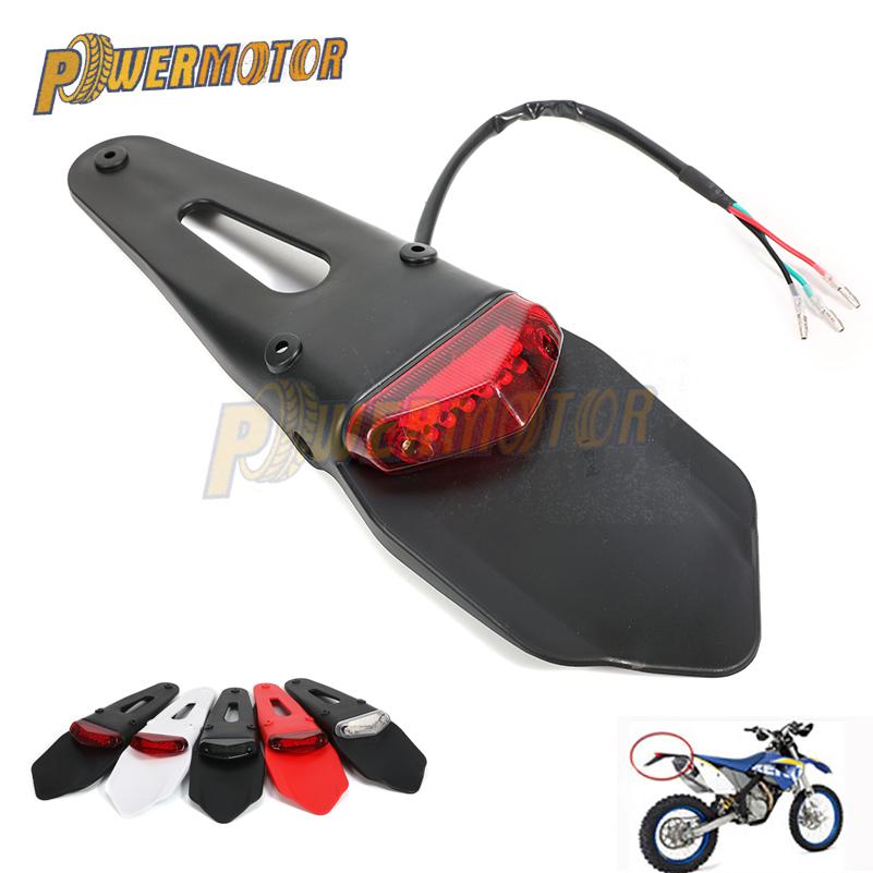 For Husqvarna TE 300 250 Rear Brake Light Stop Signal Fender Headlights Dirt Bike Tail Suzuki RMZ 450 DRZ Motorcycle Accessories