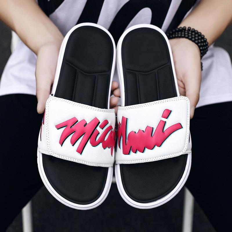 Sommar Utomhustofflor Amerikanska High Street Par Sandaler Herr- och Damstrandssandaler Flipflops