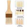 Pastry Brush,Basting Brush for Cooking,Bristle BBQ Brush for Oil & Sauce,Wooden Handle Food Brush for Baking