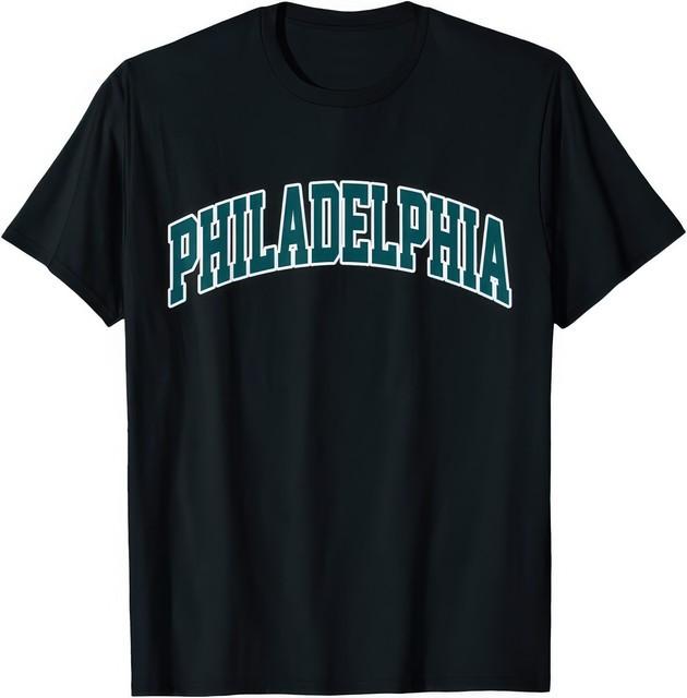Philadelphia Vintage Retro City USA Travel Graphic T-Shirt S
