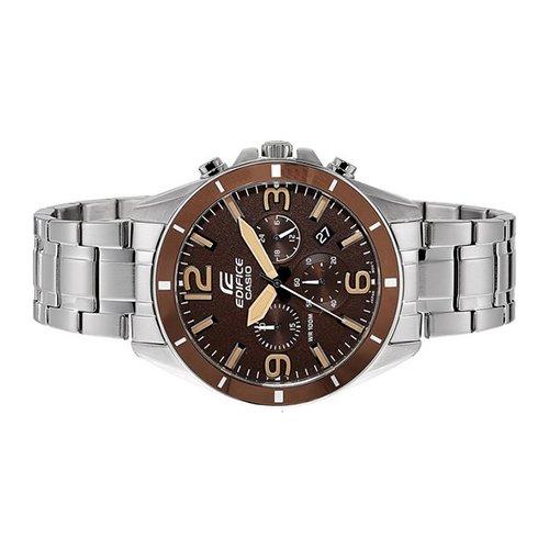 Casio Edifice Chronograph Quartz Watch EFR-553D-5B Men's Brown