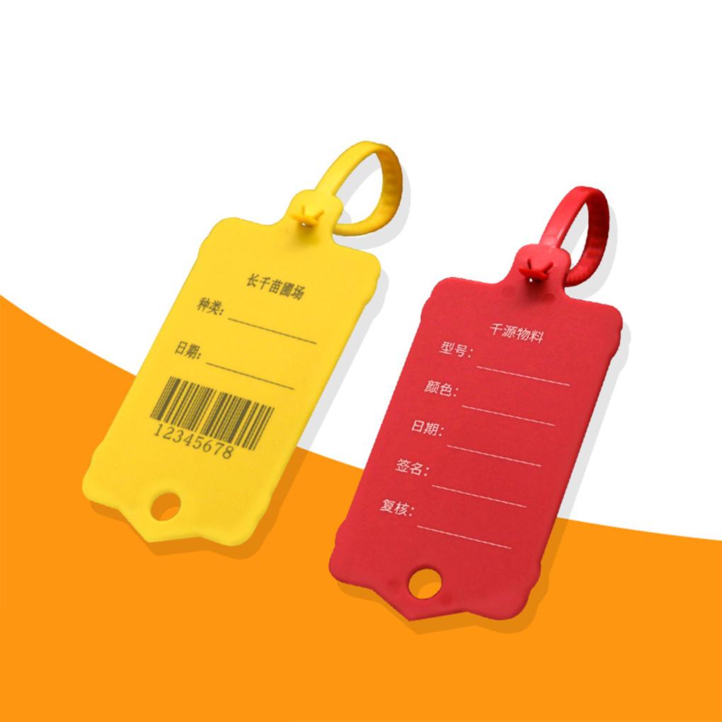 100x Tag Key Tags Durable And Reliable Reusable Plastic Straps For Various Uses Ties Key Tags