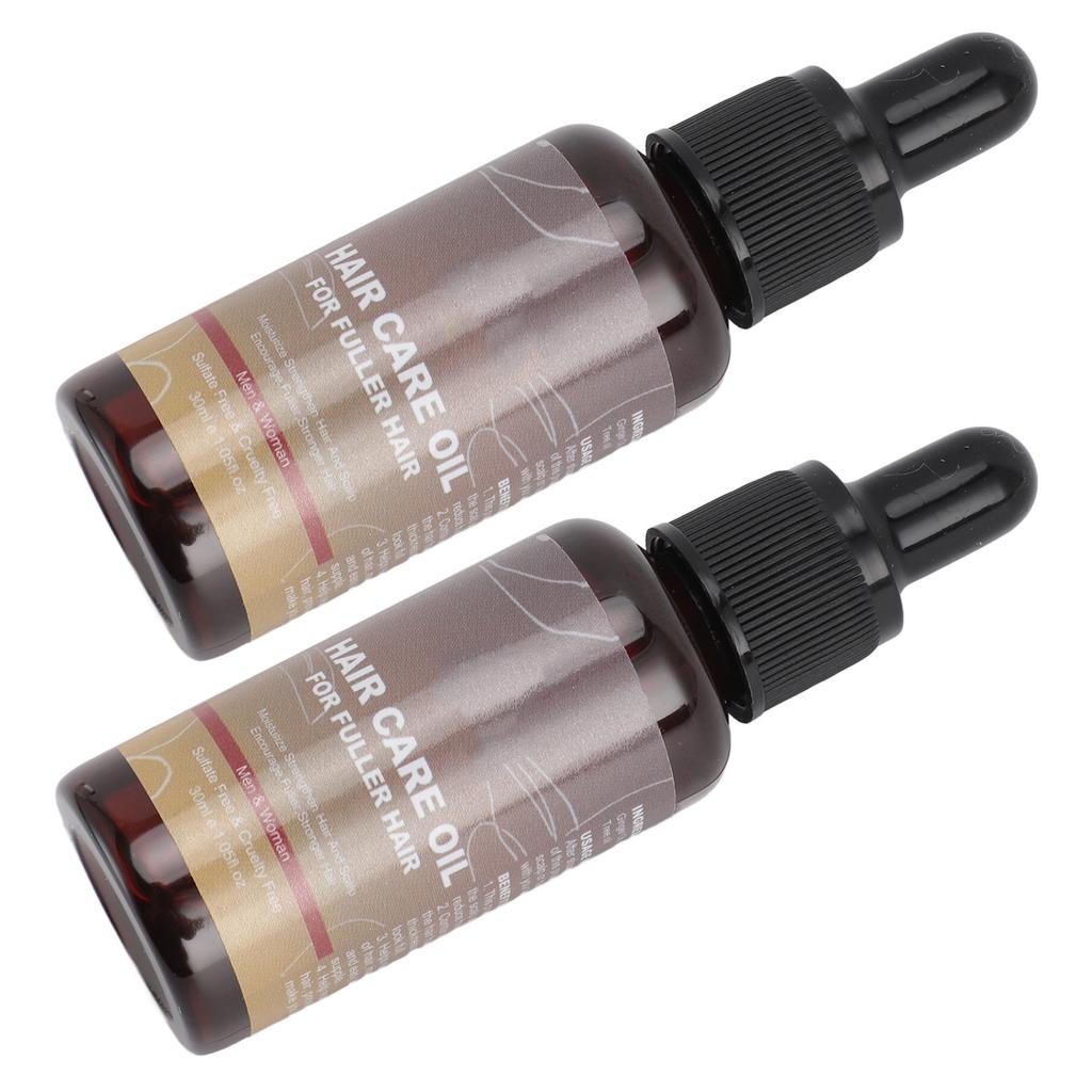 2pcs 30ml Hair Growth Essential Oil Prevent Loss Root Strengthening Hair Thickening Oil for All Hair Types