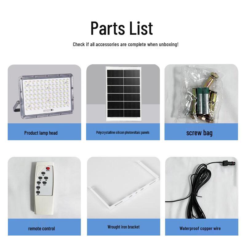 Lishi 2024 Solar LED Outdoor Floodlight