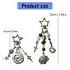 Bead Keychain Spiders Web/Spirals Star Key Chain Ornament Teens Jewelry Key Accessory For Girls Everyday Use