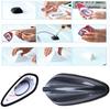 1X Carbon Fiber Surface Car Roof Shark Fin Decor Antenna Radio FM Signal Aerials