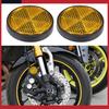 Universal M6x1.0 Orange Motorcycle Screw Reflective Warning Reflector Pack of 6