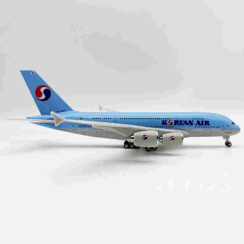Model Plane 1/240 Resin A380 Toys AIR Aircraft 30CM Static Display 380 Korea Airliner Kids Souvenir Aviation Collected Gift