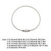 50Pcs Wire Key Ring Keychain Loop Loops Signboard Luggage Car Hanging Tag Durable Bag Rope Accessories Multipurpose