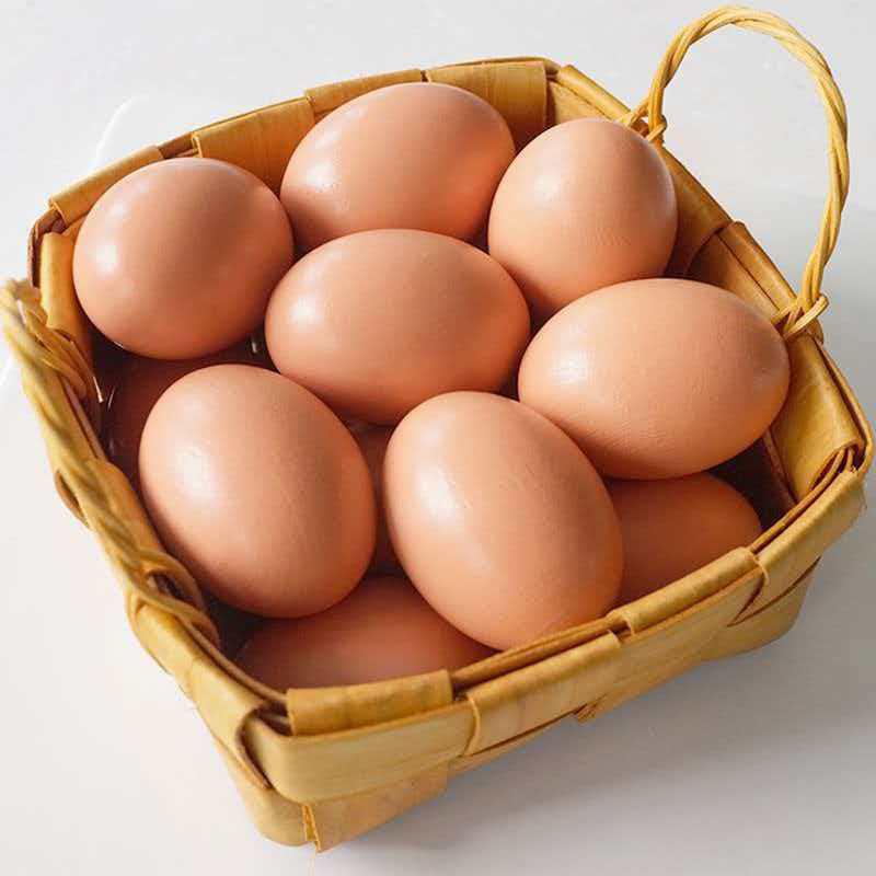 Wooden Fake Eggs Life Size Brown Egg Perfect for Easter Crafts  Montessori Pretend Play Food Educational Toys Kids Boys Girls
