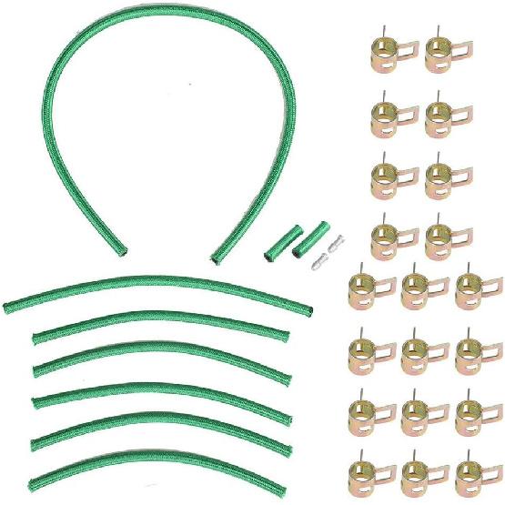 Zestaw przewodu powrotnego wtryskiwacza paliwa diesla, GM19001-VT, U19001-VT Przewód powrotny Viton do paliwa Diesel z zaciskami Pasuje do silnika GM 6.2L 6.5L