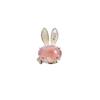 Japanese Cute Rabbit Crystal Brooch: Elegant Women's Versatile Lapel Pin