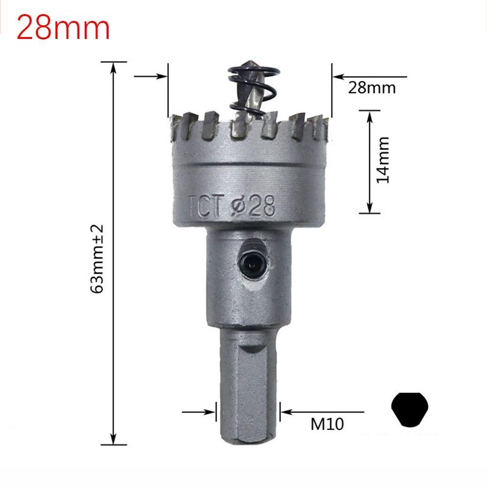 Hard Alloy Drill Bit 16~35mm Hole Opener High-quality TCT Hole Saw Stainless Steel