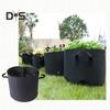 Textilní pytle na pěstování Zesílená plsť Tašky na pěstování rostlin s rukojetí Prodyšné pytle na pěstování Květináče na květiny Rajčata Okurky