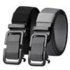 2024 Men's Trendy Canvas Belt: Automatic Buckle, All-Match, Stylish Waist Upgrade