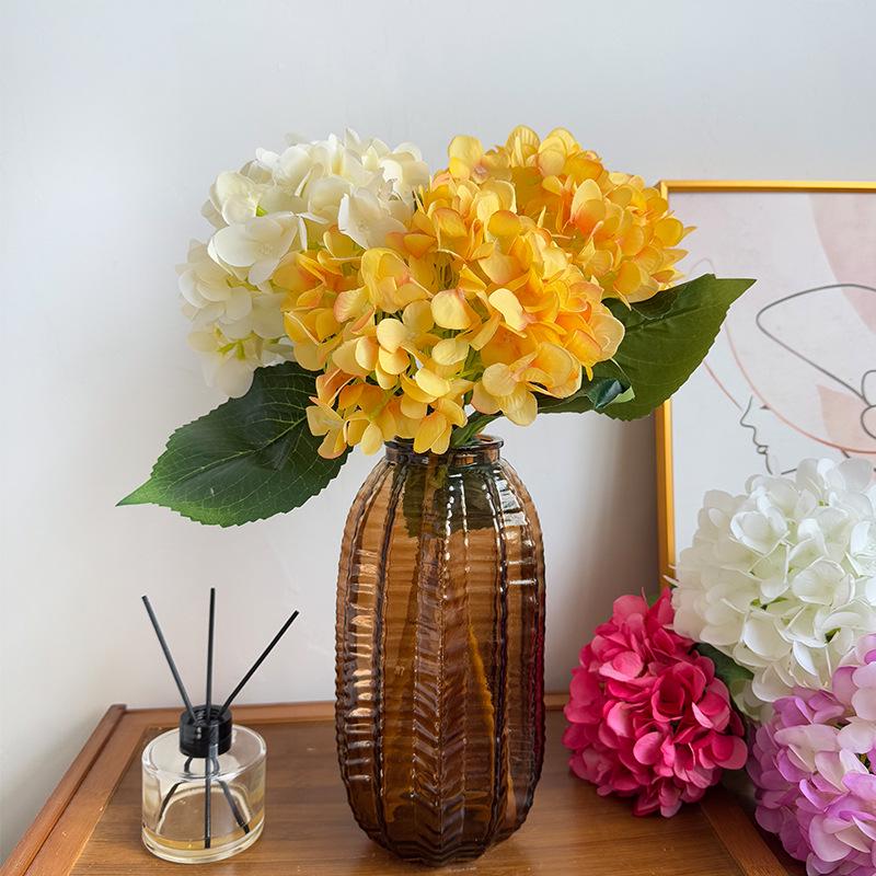 Hydrangea Artificial Flower Ornament for Living Room and Dining Table Decoration