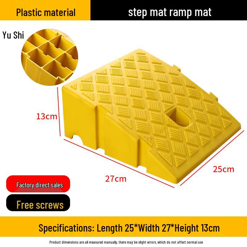 Outdoor Plastic Car Step Ramp for Door Sills and Stairs