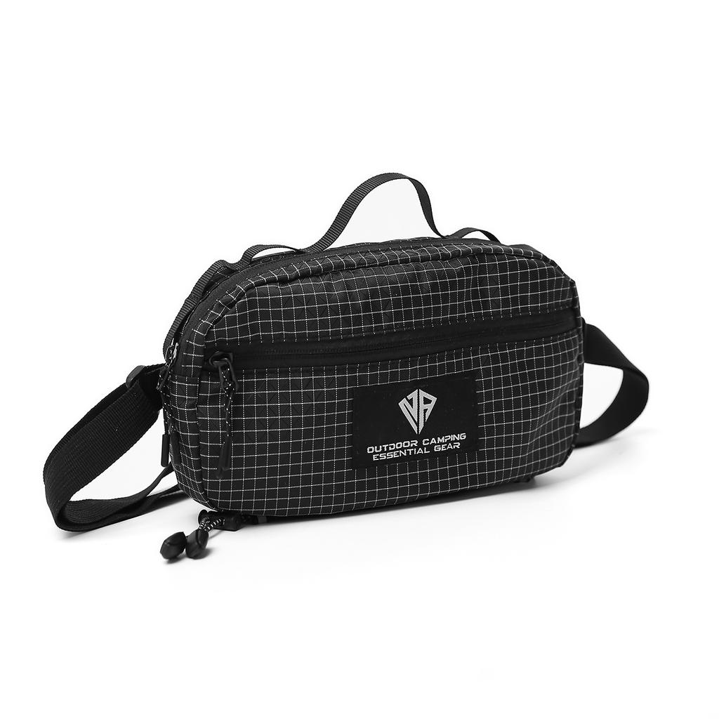 Outdoor sports breast bag men's trendy brand tactical fanny pack ultra-light casual cycling messenger bag women's commuter mobile phone bag