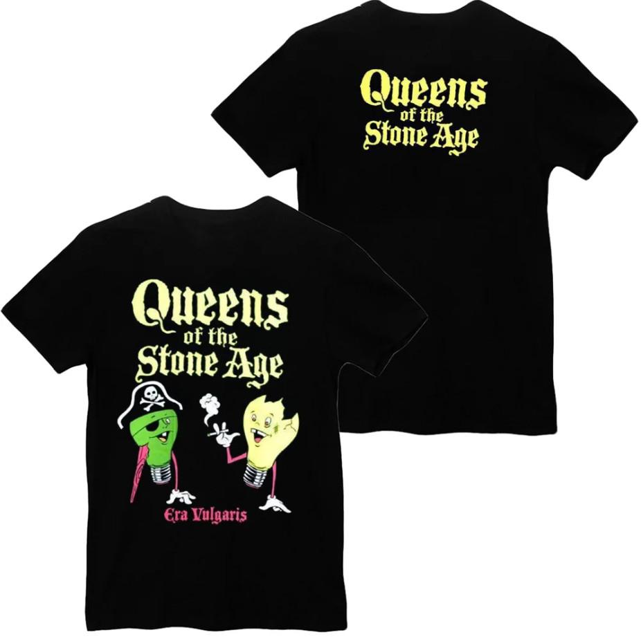Queens of the Stone Age Unisex Graphic Tee – Era Vulgaris Limited Artwork Unisex T-Shirt S