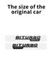 Suitable for Mercedes Benz rear letter sticker W213 C238 w214 E43 E53 E63S E200d E260 E300 E350e E450d 4MATIC V8BITURBO GloosyBK HJS2