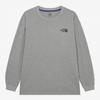 The NorTh Face NT7Tr70a Men S Carabiner Long Sleeve T ShirT Melange Grey