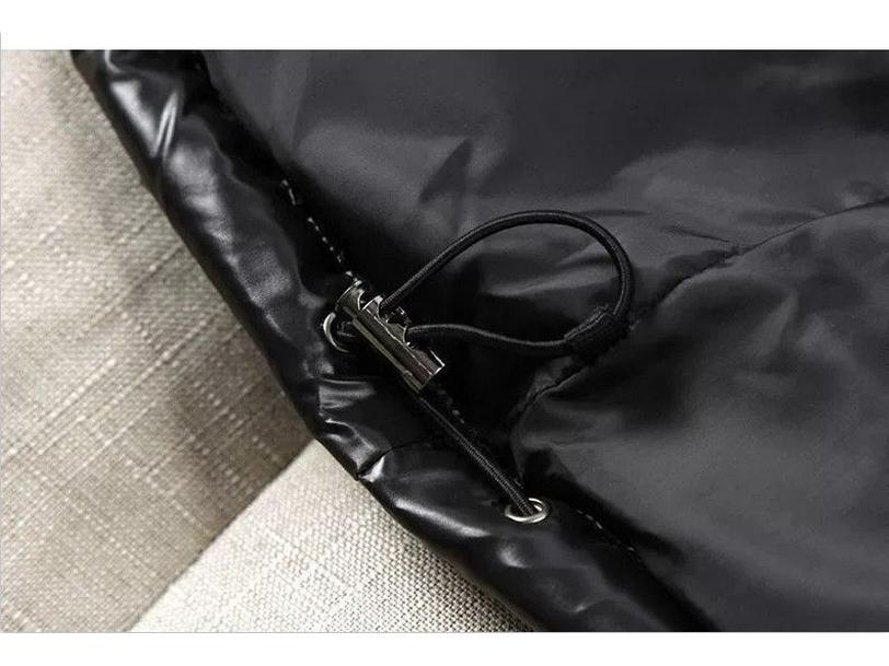 Winter Couple Shiny Hooded Puffer Jacket - Wash-Free, Thickened Down Outerwear for Men & Women