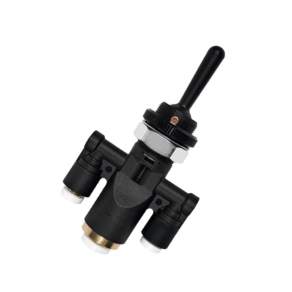 Air Window Toggle Valve Switch 1/4 Fits for Peterbilt 379 & Kenworth Trucks, Replacement 818-0007-000, 8180007000