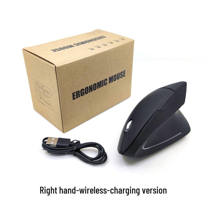 Ergonomic Dual-Mode Bluetooth Silent Gaming Mouse with Luminous Design