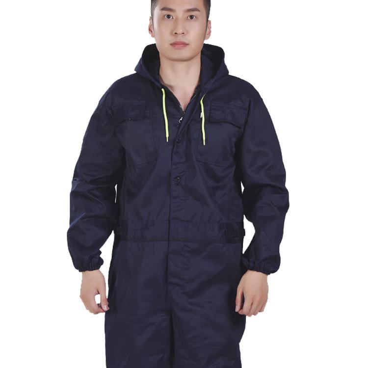 Men's Plus Size Dustproof & Stainproof Long Sleeve Work Jumpsuit