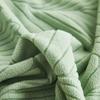Leaf Texture All-Inclusive Skirt Sofa Cover with Ruffled Trim - Stretchy Polyester-Spandex Blend Fits 1-4 Seater Couches for Living Room, Bedroom