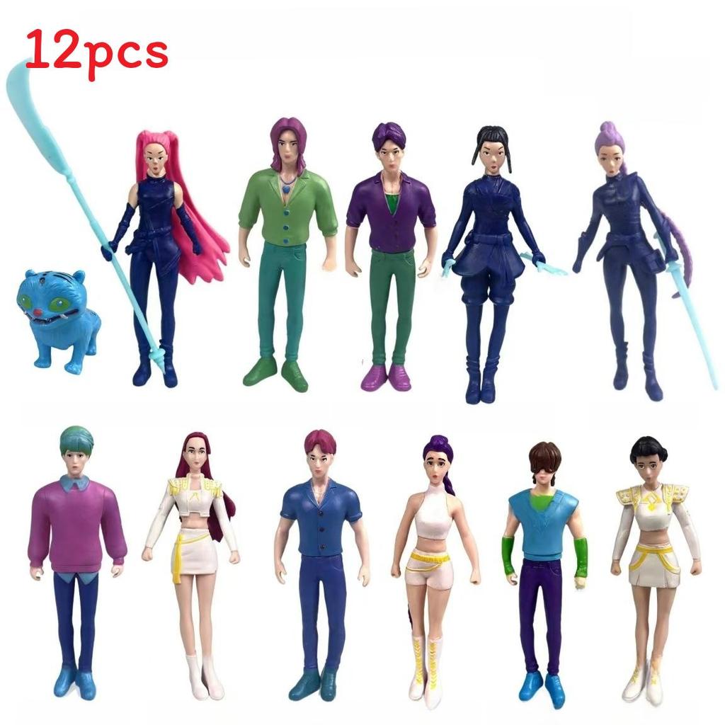 K-pop Demon Hunters Pvc Figure With Desktop Display For Collectors And Fans
