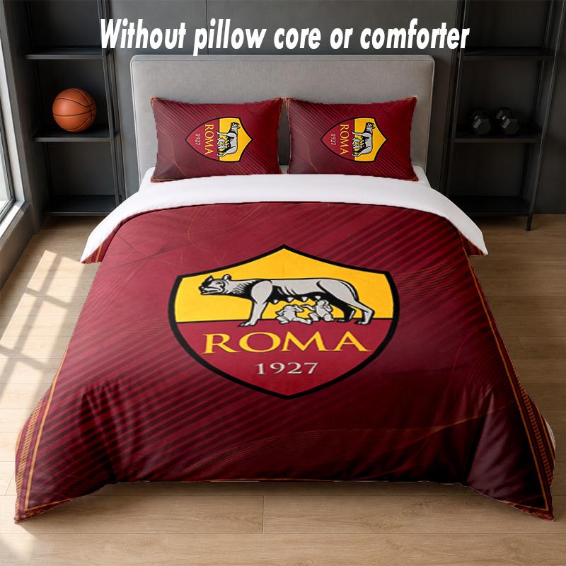 AS Roma Design Bed Bedding Set 1 Duvet Cover + 2 Pillowcases Soft Breathable Household Bed Linens