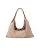 Sand Museum Cactus Hobo Bag [Suede Beige]
